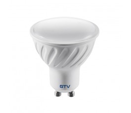 
                  GTV ŻARÓWKA LED SMD 2835 NEUTRALNA BIAŁA 4000K GU10 7.5W 570LM LD-PC7510-40